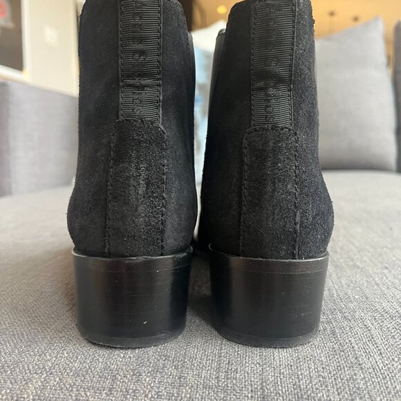 Acne Studios Suede Jensen Ankle Chelsea Boots Black women's size 7/37 Used - Picture 9 of 11